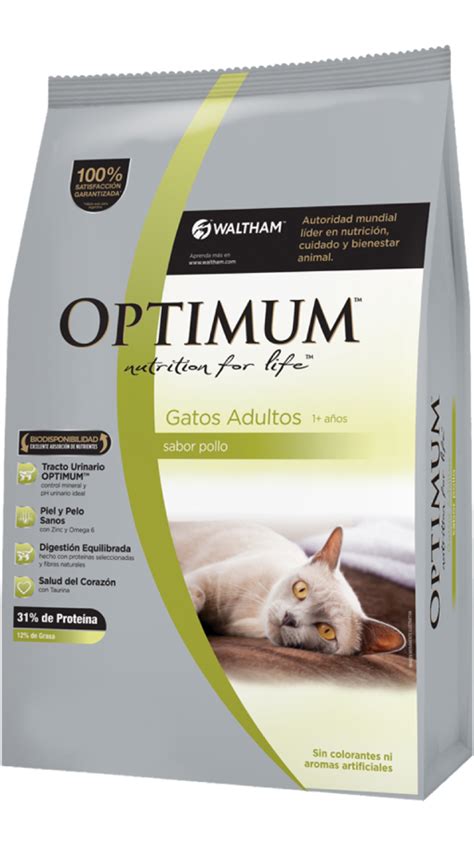 Optimum Gatos Adultos Sabor Pollo MisPichos