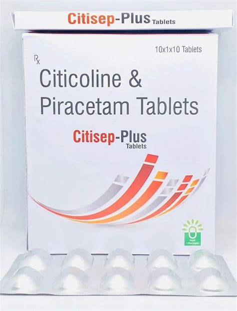 Citicoline Piracetam Tablets At Rs Box Citicoline Tablet In