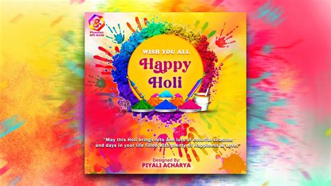 Happy Holi Social Media Post Design Instagram Post Design Festive