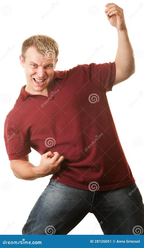 Man Playing Air Guitar Stock Image Image 28126051