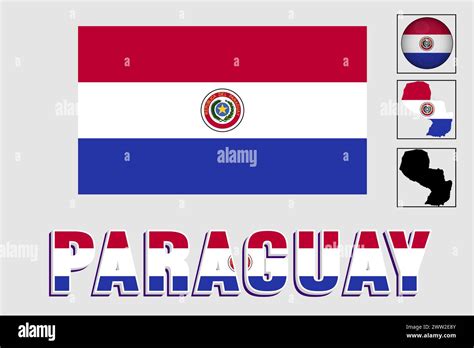 Map Of Paraguay Stock Vector Images Alamy