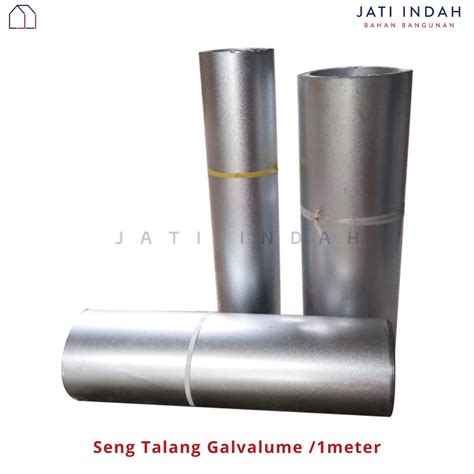 Jual SENG TALANG GALVALUME 025 Mm X 70 Cm ATAP GALVANIS ANTI KARAT