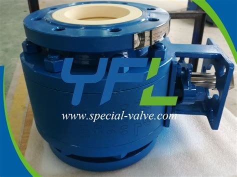 Ceramic V Port Ball Valve For Nickel Hydrometallurgy