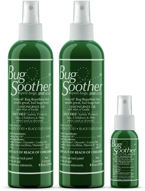 Bug Soother Spray 2 8 Oz Natural Insect Gnat And Mosquito Repellent Deterrent — Midge Education