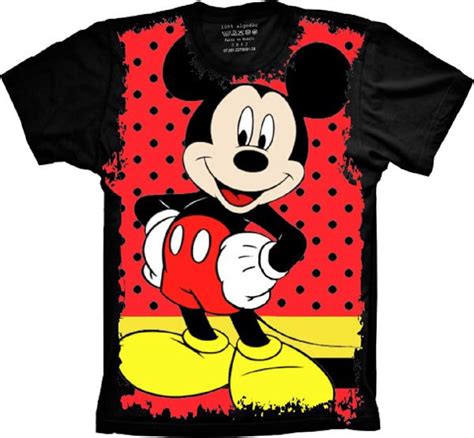 Camiseta Mickey Loja Camisetas Fun Elo Produtos Especiais