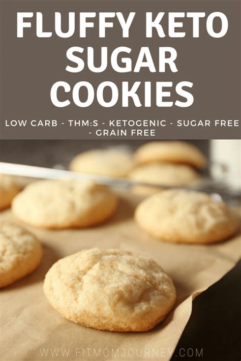 Fluffy Keto Sugar Cookies Thms Low Carb Ketogenic Sugar Free Grain Free