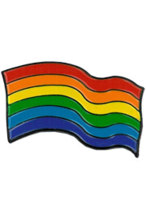 Rainbow Pride Flag Enamel Pin