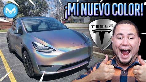 CAMBIO DE COLOR TESLA MODEL Y VALE LA PENA YouTube