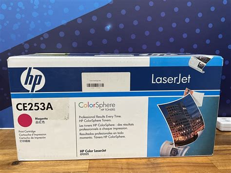 Hp 504a Magenta Laserjet Toner Cartridge Ce253a For Sale Online Ebay