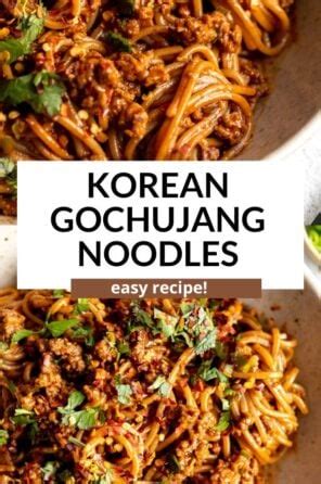 Spicy Korean Gochujang Beef Noodles Eat With Clarity