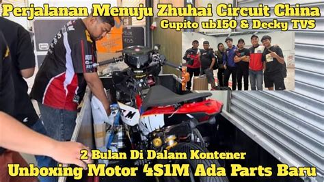 Unboxing Motor Balap S M Di China Sudah Bulan Dalam Box Ada Parts