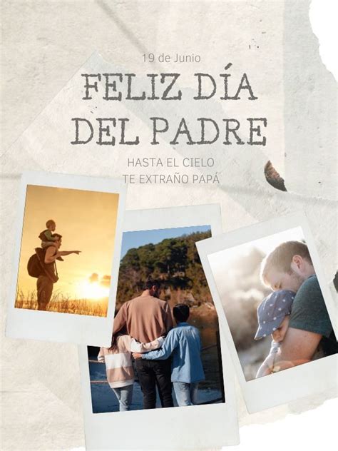 Feliz D A Del Padre Hasta El Cielo Te Extra O Pap Im Genes Con