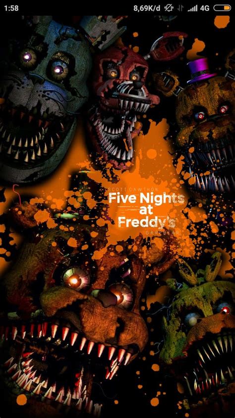 Download Five Nights At Freddys 4 Characters Wallpaper