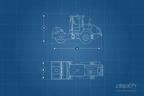 Dynapac CA362PD Dimensions Depth RoRo