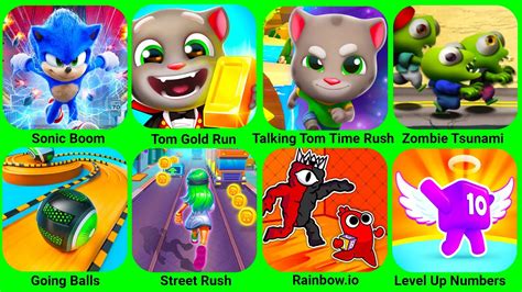 Sonic Boom Talking Tom Gold Run Talking Tom Time Rush Zombie Tsunami