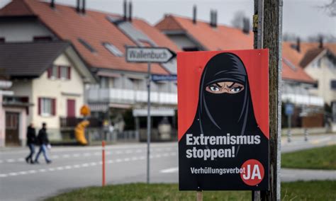 Swiss Voters Narrowly Back ‘burqa Ban World Dawncom