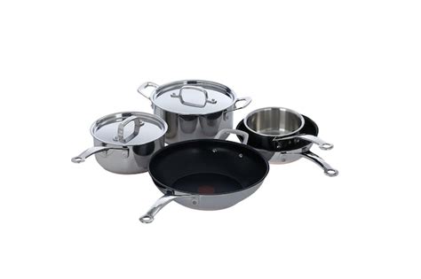 Premium Photo | Stainless steel pots and pans