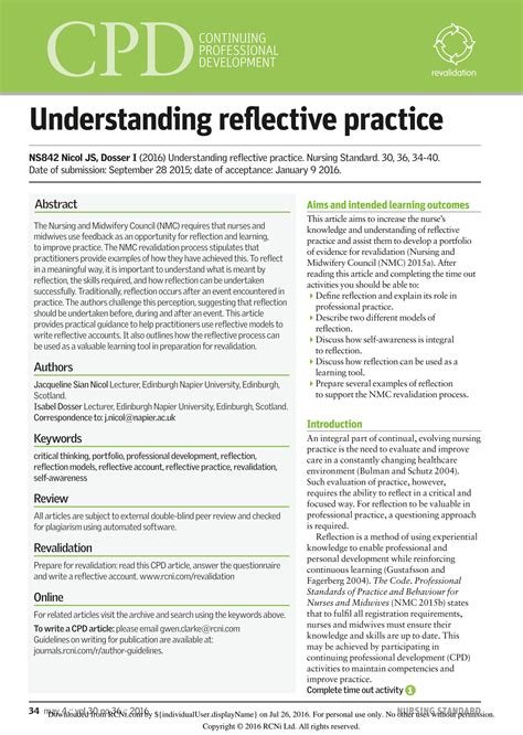 Solution Understanding Reflective Practice Studypool