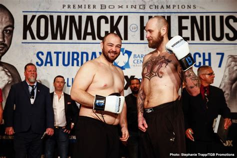 Adam Kownacki 265.2 Vs. Robert Helenius 238.8 - Official Weights ...