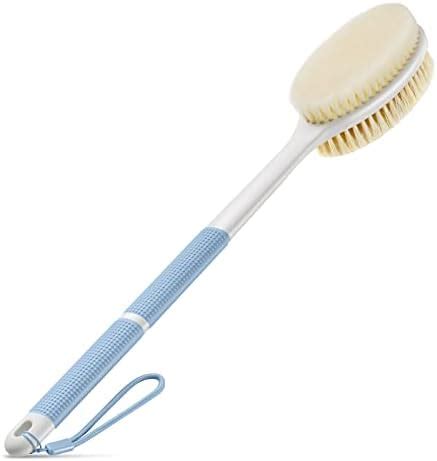 Amazon Shower Body Brush With Bristles And Loofah Back Scrubber