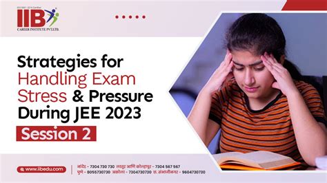 Effective Strategies For Jee Session Exam Stress