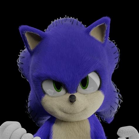 Sonic The Hedgehog 3d Model Rigged Cgtrader