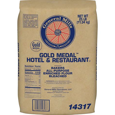 Gold Medal Hotel Restaurant Bakers Flour All Purpose Enriched