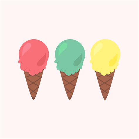 Vector Set Of Ice Creams 3218897 Vector Art At Vecteezy