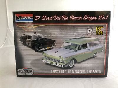 REVELL 854193 57 FORD DEL RIO RANCH WAGON 1 25 SKILL 3 MODEL KIT BRAND