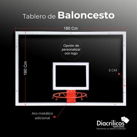 Tablero De Baloncesto Diacrilicos