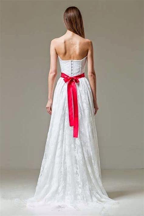 Wedding Dresses Ideas With Ribbon At The Waist By Shehurina