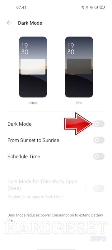 Dark Mode Realme Gt G Master How To Hardreset Info