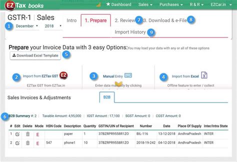 How To Prepare Gstr Json File For Gstn Eztax In Gst Help Center