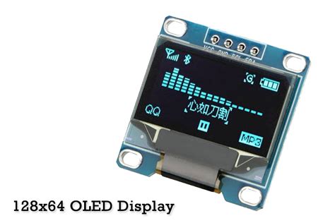 Arduino Oled I2c Display 128x64 With Examples Libraries 46 OFF