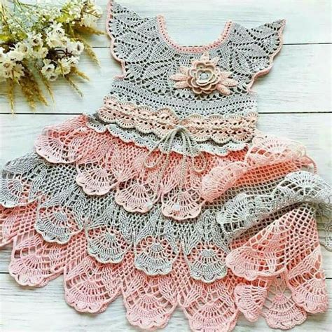 CrochÊ Moldes Mara Vestido 1E4 Crochet baby patterns Crochet baby