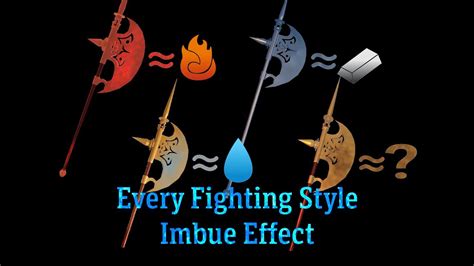 Every Fighting Style Imbue Effect Arcane Odyssey YouTube