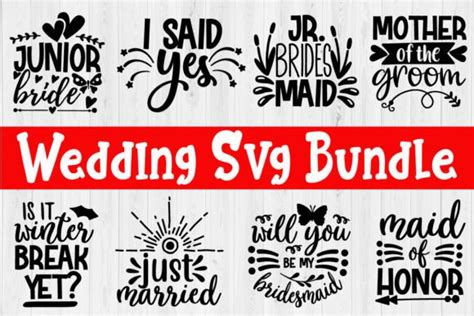 Wedding Svg Bundle Vol 6 Graphic By GraphicBd2 Creative Fabrica