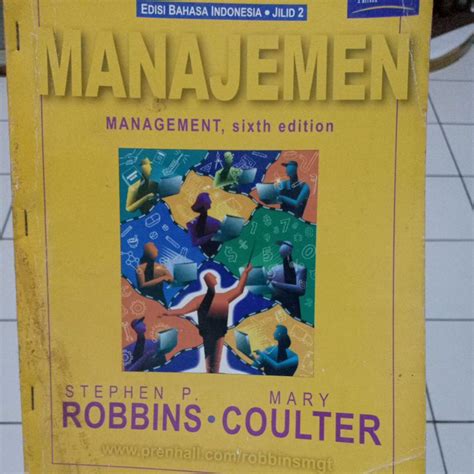 Jual Manajemen Management Sixth Edition Edisi Bahasa Indonesia Jilid