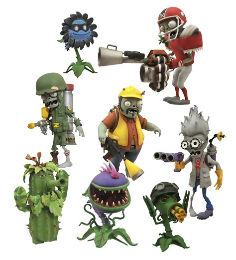 Plants Zombies Garden Warfare Engineer Zombie And Chomper Action