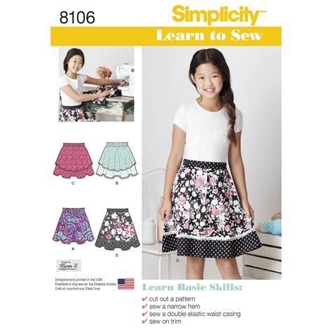 Get Your Tween Into Sewing With This Skirt Pattern That Includes