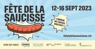 Fête de la Saucisse 2023 Genève pas cher