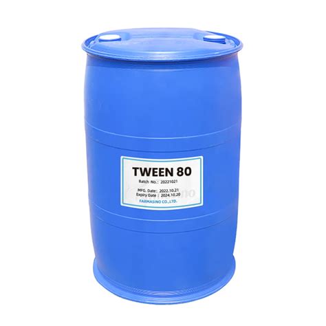 Cas High Purity Polysorbate Tween Liquid Kg Drum With