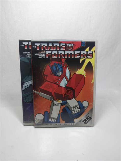 Transformers Season 2 Vol 1 DVD 2009 4 Disc Set 25th