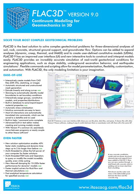 FLAC3D Germany Itasca Consultants GmbH