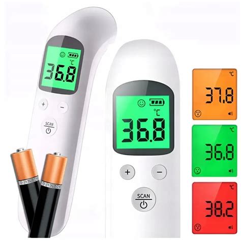 TERMOMETR BEZDOTYKOWY NA PODCZERWIEŃ LCD ELEKTRONICZNY CYFROWY