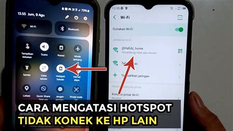 Cara Mengatasi Hotspot Tidak Konek Ke Hp Lain Hotspot Tidak Ada