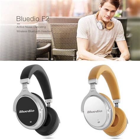 the bluedio f2 headphones are available in three different colors and styles, with one