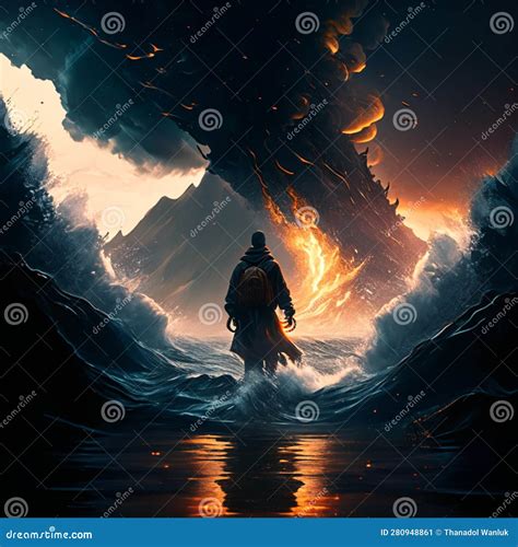 As Your Foot Sinks into the Water, You Can Feel the Coolness and