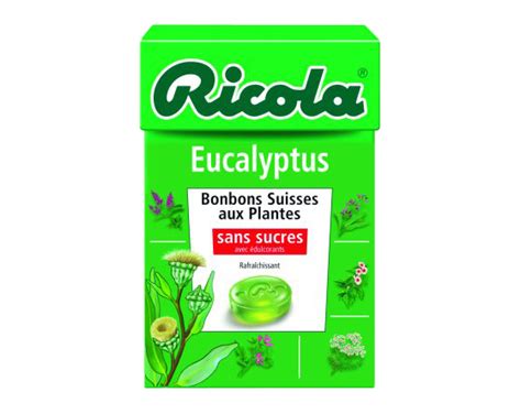 B 20 Etuis Ricola Eucalyptus Ricola PCP Petite Confiserie De Poche