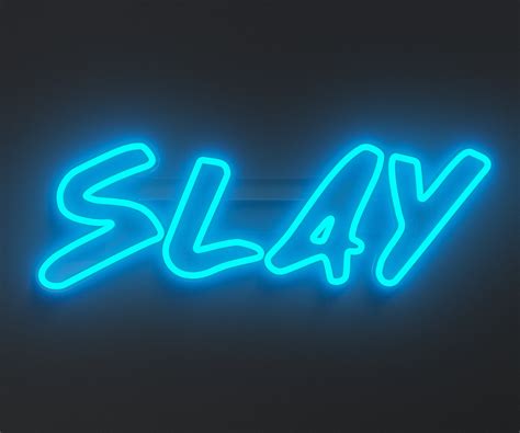 Slay LED Neon Sign - Made In USA - Shop Now – Valoneon